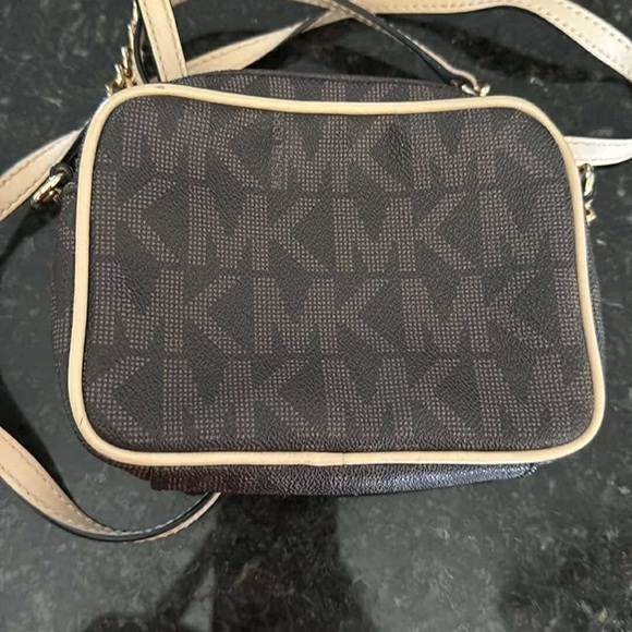 Michael Kors Black and Tan Crossbody Bag - Picture 2 of 3